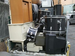 ドラムセットの回収処分／横浜