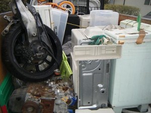 洗濯機等家電品とバイクのエンジンの処分